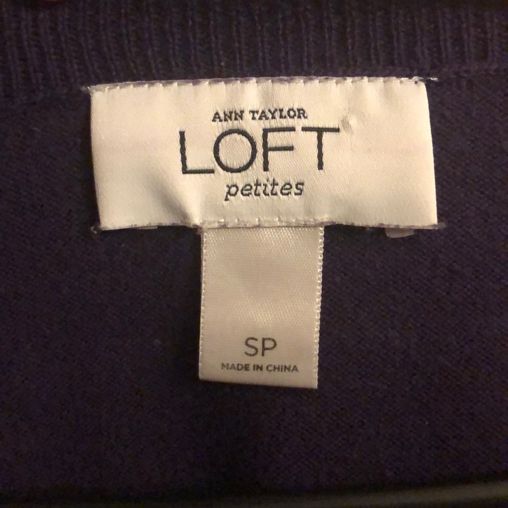 Loft • Purple Cardigan - Picture 3 of 5